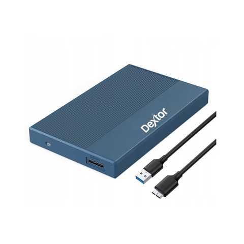 Enclosure Dextor MR23G USB 3.0 para Disco de 2,5" - Negro y Azul