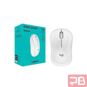 Mouse Logitech M240 Silent Bluetooth en Blanco