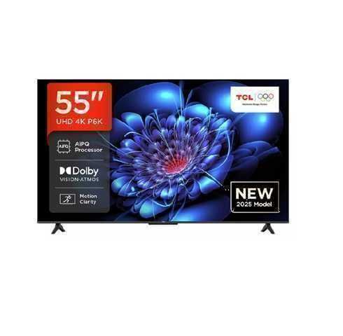 Televisor TCL 55'' P6K 4K UHD con Google TV