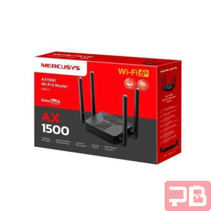 Router Mercusys MR62X Wi-Fi 6 AX1500 – Conecta con velocidad y seguridad