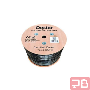 Cable de Red Cat 6 Extérieur Dextor 305m - Alta Velocidad y Resistencia