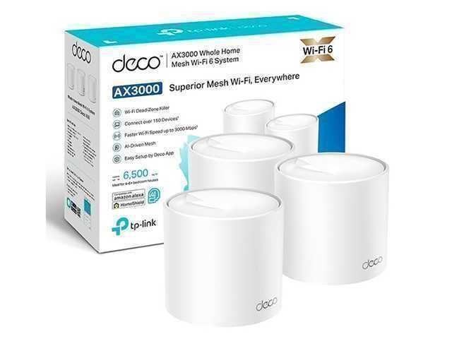 Kit de 3 Routers Mesh TP-Link Deco X50 - WiFi 6 y Alta Velocidad