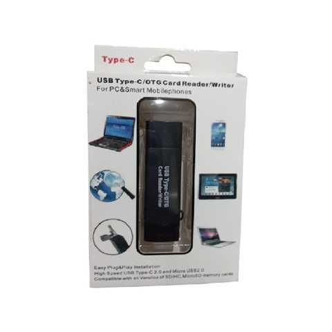 Lector de Tarjetas OTG 5 en 1 - Negro