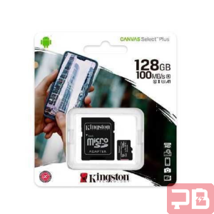 Memoria Micro SD Kingston Canvas Select Plus 128GB - Rápida y Resistente