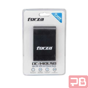 Mini UPS Forza DC-140USB - Batería de Respaldo 5-12VDC