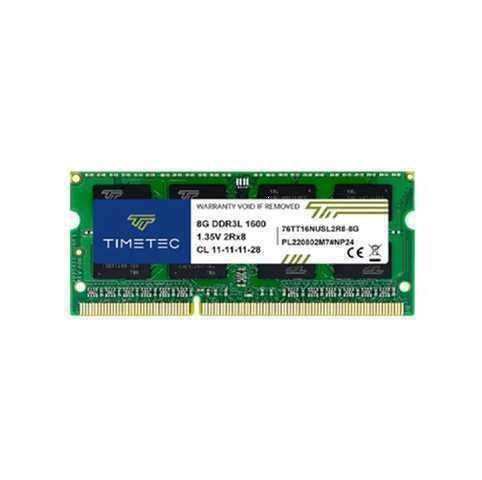Memoria RAM Timetec 8GB DDR3L 1600MHz SODIMM para Laptop
