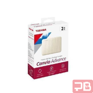 Disco Duro Externo Toshiba Canvio Advance 2TB en Blanco
