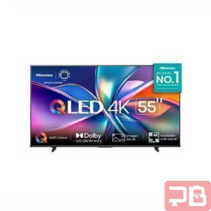 Televisor Smart Hisense 55" QLED 4K UHD con VIDAA U9