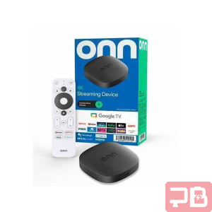 TV Box Android 4K ONN con Google TV y Wi-Fi Dual Band