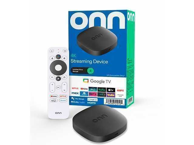 TV Box Android 4K ONN con Google TV y Wi-Fi Dual Band