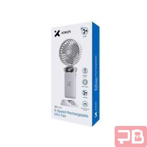 Ventilador Portátil Xtech XTA-900 Blanco - Sin cable y con 6 velocidades