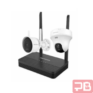 Kit de Videovigilancia WiFi Hikvision NKS4245WBTH - Exterior, 4MP + 5MP