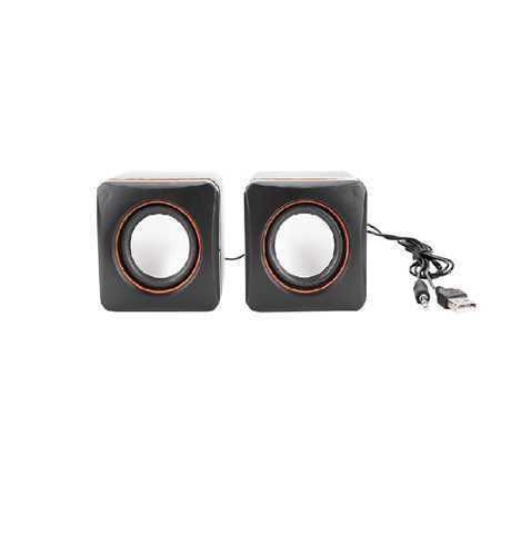 Parlantes Multimedia YSD Sound E-1020 D02L - Sonido Nítido en Color Negro