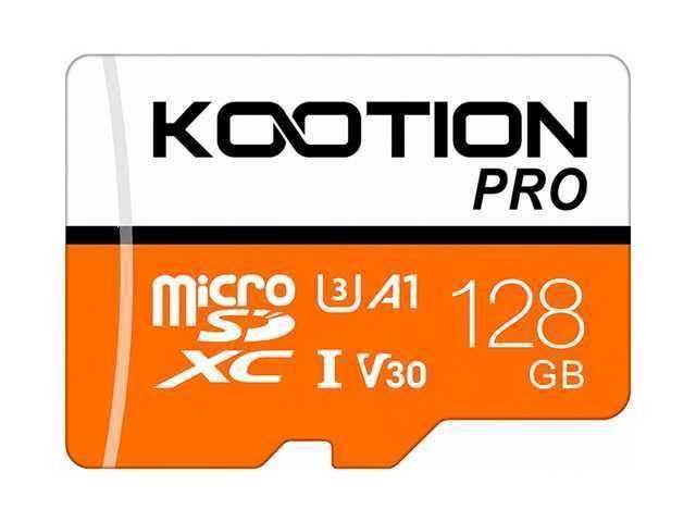 Memoria Micro SD Kootion Pro 128GB V30 para CCTV