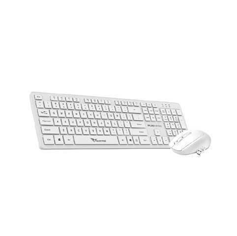 Combo Teclado y Mouse Inalámbrico Alcatroz Xplorer Air 3300 - Blanco