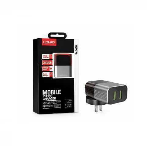 Cargador LDNIO A2206 con doble puerto USB y carga rápida