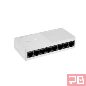 Switch Hikvision de 8 Puertos Gigabit - Conecta y Optimiza tu Red LAN