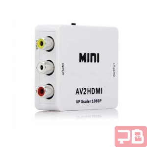 Conversor RCA a HDMI Full HD 1080P - AV a HDMI