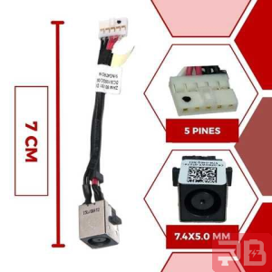 Cable de Carga Compatible con Dell E5550 y Latitude 5550