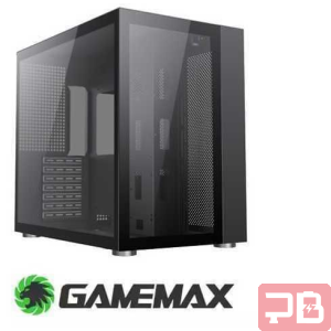 CASE GAMEMAX INFINITY NEGRO - VIDRIO TEMPLADO FRONTAL Y LATERAL ATX