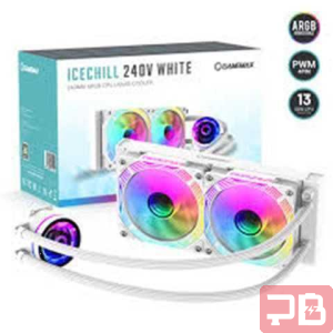 GAMEMAX ICECHILL 240V Blanco - Enfriamiento Líquido para tu CPU