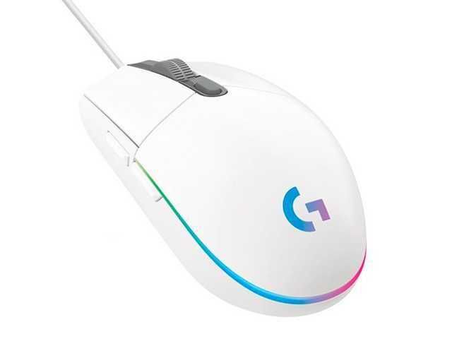 Ratón Gaming Logitech G203 Blanco RGB - Precisión y Estilo