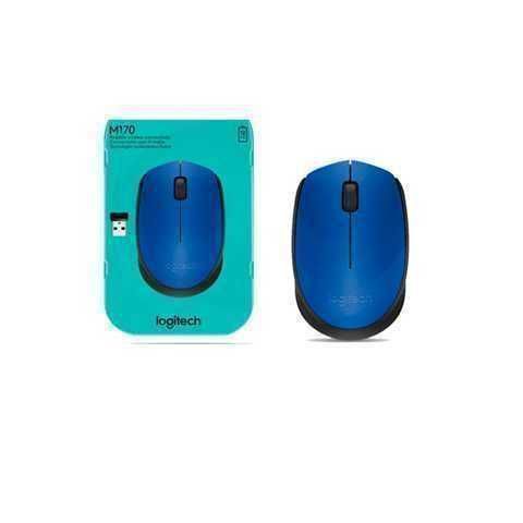Mouse Inalámbrico Logitech M170 Blue y Black