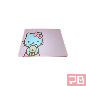 Alfombrilla Hello Kitty Rosa para Mouse y Teclado 30x36cm