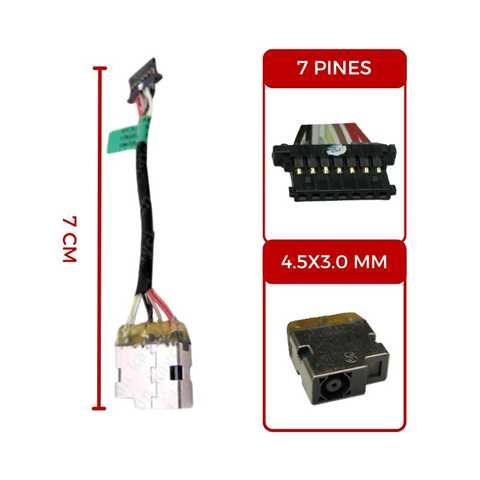 Conector de Carga HP 13T-H para Spectre X2 13t-H