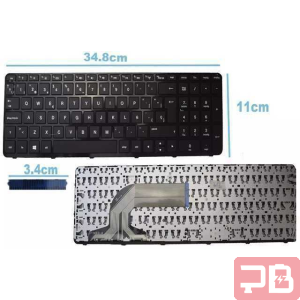Teclado HP Pavilion Negro - Reemplazo para Modelos 15-E, 15-N, 15-G, 15-R, 15-F y 250 G3