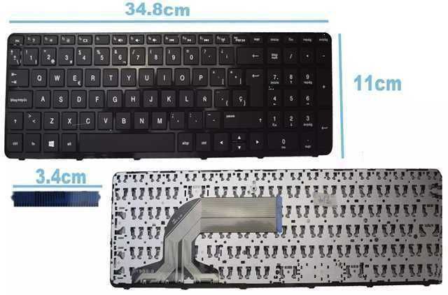 Teclado HP Pavilion Negro - Reemplazo para Modelos 15-E, 15-N, 15-G, 15-R, 15-F y 250 G3