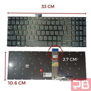 Teclado Lenovo IdeaPad 5 con Retroiluminación para Modelos 15IIL05, 15ARE05 y 15ITL05