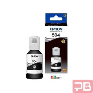 Tinta Epson 504 Negra – 127ml para impresoras Epson