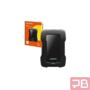 Disco Duro Externo ADATA 2TB AHD330 Negro Antigolpe