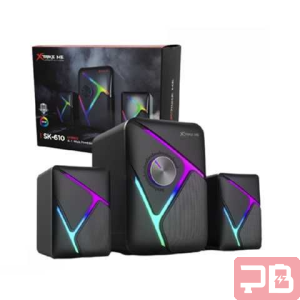 Parlantes Xtrike Me 2.1 SK-610 con Iluminación RGB y USB