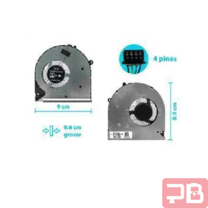 Ventilador para HP Laptop 15-DW y 15-DY 4PIN