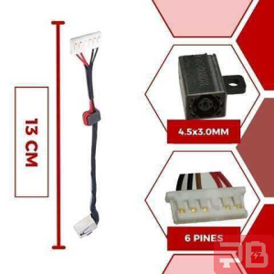 Conector de Carga DC para Dell 17 7578 - Reparación confiable