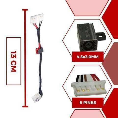 Conector de Carga DC para Dell 17 7578 - Reparación confiable