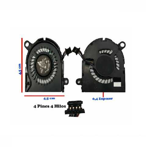 Cooler Ventilador Dell Latitude 5289/7389 - Refrigera y Protege tu Laptop