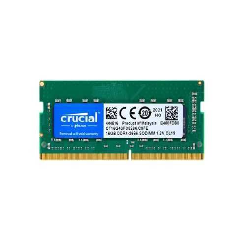 Memoria RAM Crucial DDR4 16GB 2666MHz SODIMM para Laptop