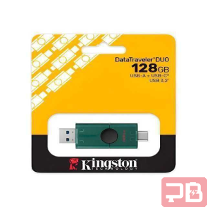 Pendrive Kingston 128GB DataTraveler Duo USB 3.2 + USB-C Verde