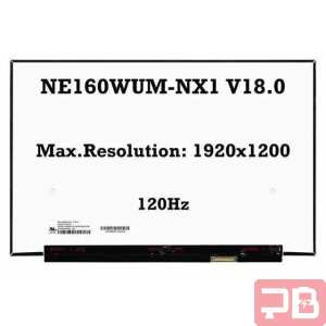 Pantalla 16.0" FHD+ 1920x1200 120Hz NE160WUM-NX1