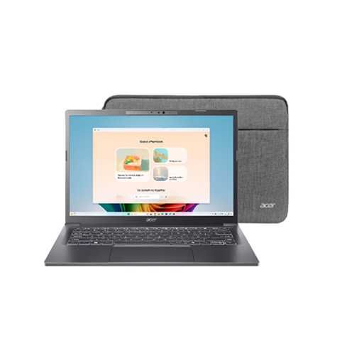LAPTOP ACER ASPIRE AI A14-52MT-701K / ULTRA U7 258V / 32GB RAM / SSD 1TB / 14" WUXGA IPS TACTIL TOUCH / WIN11 HOME / COLOR GRIS