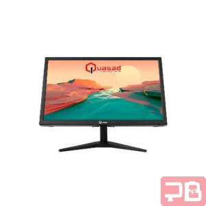 MONITOR QUASAD QM-L195 19.5" PULGADAS HD / MONTAJE VESA / 1280 X 720 / HDMI-VGA / 75HZ / COLOR NEGRO