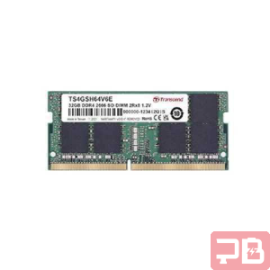 MEMORIA RAM TRANSCEND TS4GH64V6E DDR4 32GB 2666MHZ / 1.2V CL19 / SODIMM / PARA LAPTOP / PULL / GRADO A