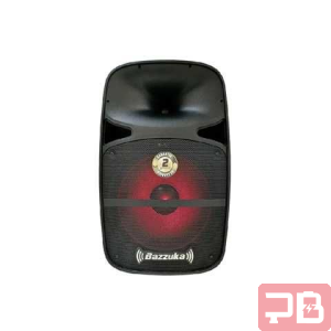 PARLANTE AMPLIFICADO BAZZUKA 15" / A15 MAX / 80 WATTS / MICROFONO + PEDESTAL + RMS LUZ LED / BLUETOOTH BT