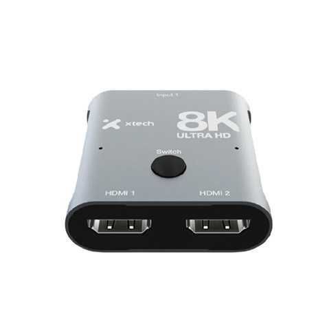 SWITCH SPLITTER XTECH XHA-440 / 1X2 PUERTOS HDMI BIDIRECCIONAL / 8K UHD 7680×4320 60HZ / HDCP / METALICO - Image 2
