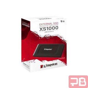 UNIDAD DE ESTADO SOLIDO SSD EXTERNO KINGSTON 1TB / KINGSTON XS1000 / USB 3.2 GEN 2 / HASTA 1050MB/S / COLOR NEGRO 