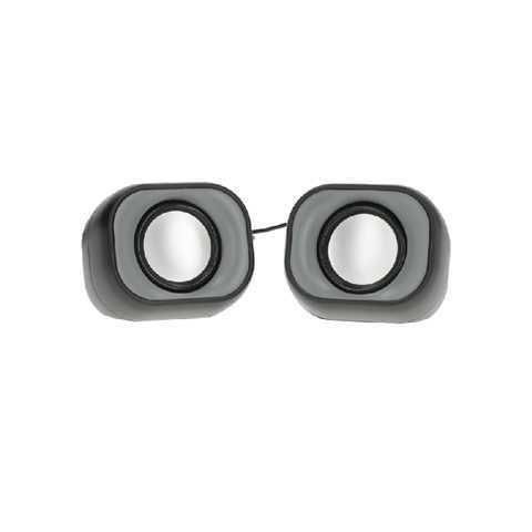 PARLANTES MEETION MT-SP2010 / ESTÉREO 2.0 / SUBWOOFER DOBLE DIAFRAGMA / 3.5MM / USB / 6W - Image 2