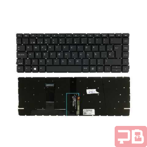 TECLADO PARA HP PROBOOK 440 G8 445 G8 440 G9 440 G10 445 G9 445 G10 / ESPAÑOL / RETROILUMINADO / COLOR NEGRO